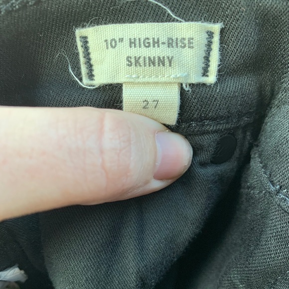 PRICE DROP Madewell - Black Skinny Jeans - Picture 4 of 4